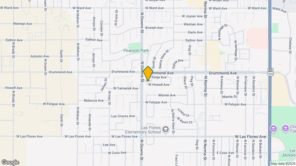 836 W Atkins Ave Map and Location Details