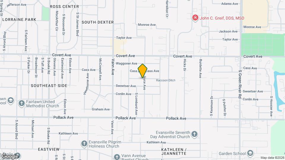 1751 Joyce Ave Map and Location Details