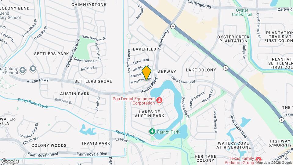 3126 Lakefield Way Map and Location Details