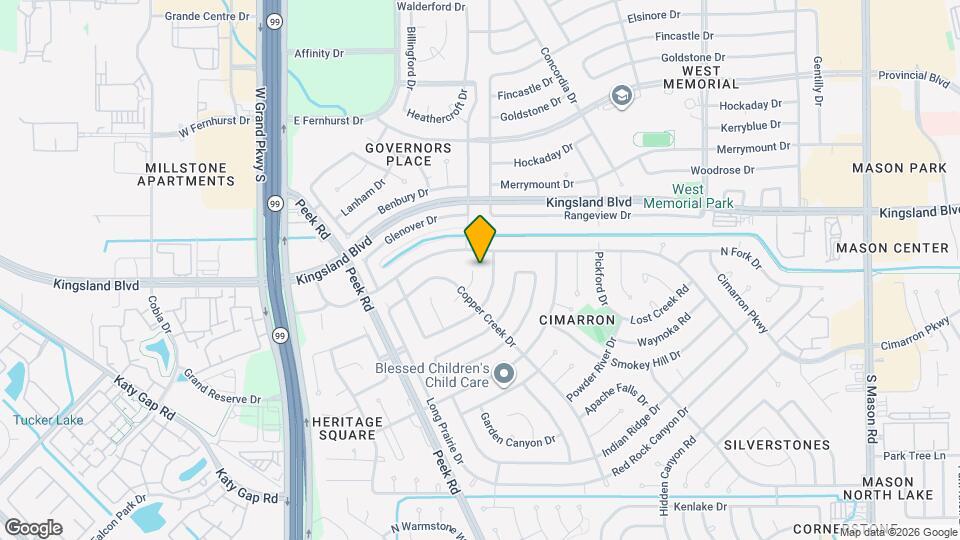 22907 Copper Creek Ln Map and Location Details