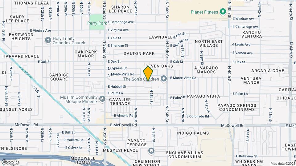 3437 E Holly St Map and Location Details