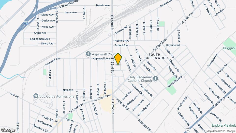 844 E 154th St Map and Location Details