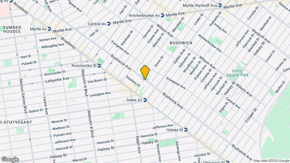 1002 Bushwick Ave Map and Location Details