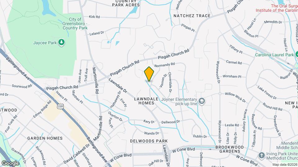 3419 Wilshire Dr Map and Location Details