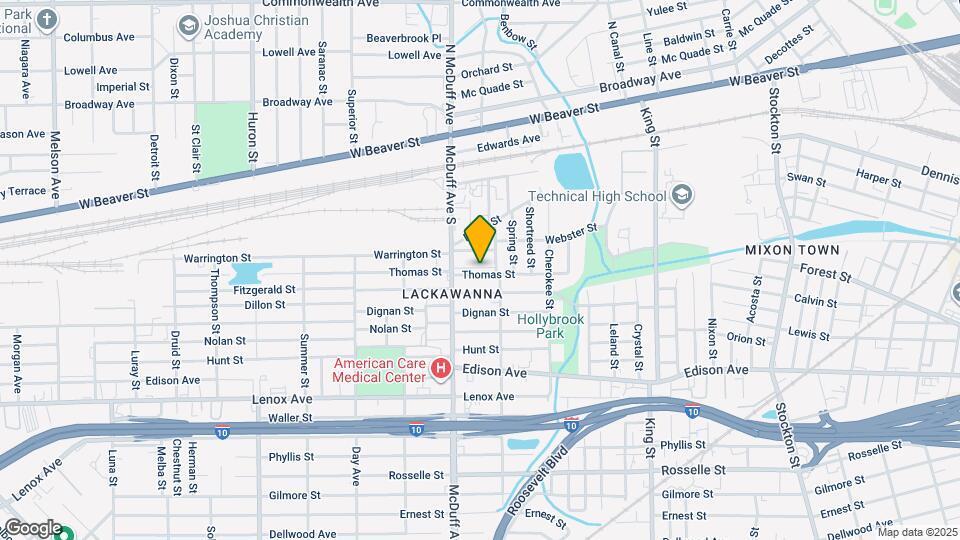 2965 Thomas St Map and Location Details