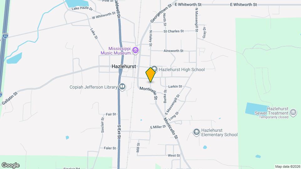 211 S Haley St Map and Location Details