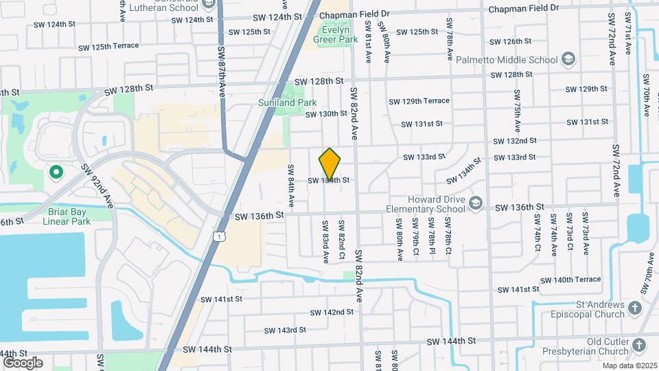 13401 SW 83rd Ave Map and Location Details
