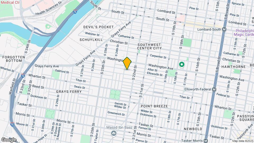 2238 Ellsworth St Map and Location Details