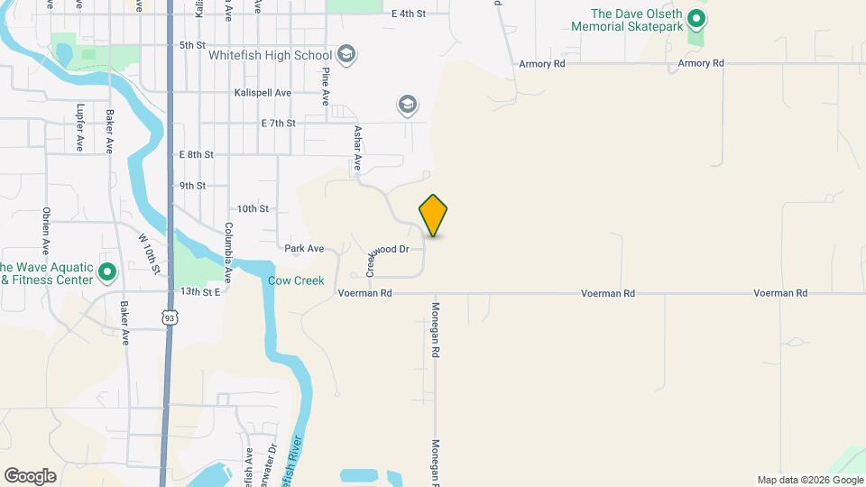 1023 Creekview Dr Map and Location Details