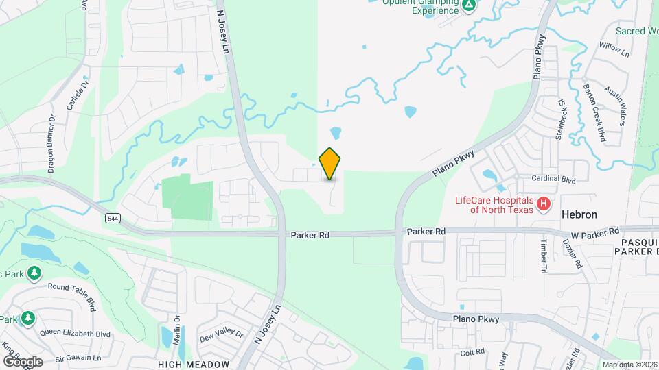 2100 Creekbluff Ct Map and Location Details