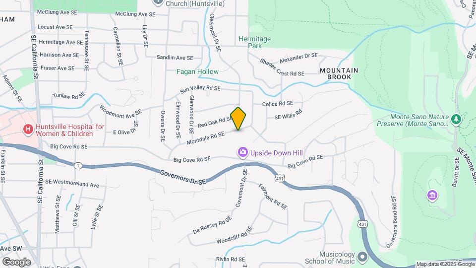 1710 Montdale Rd SE Map and Location Details