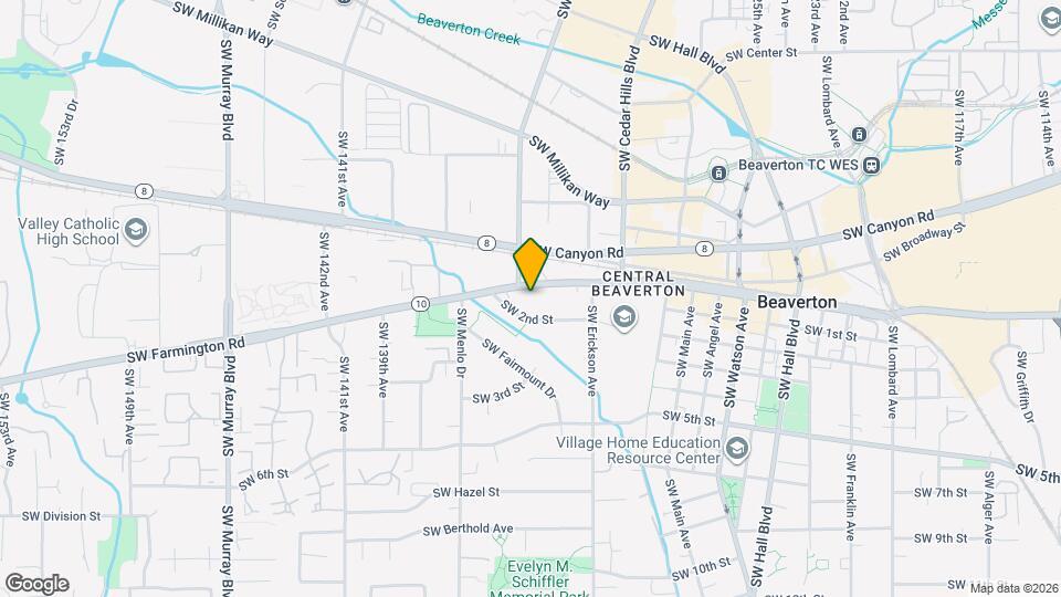 13380 SW Farmington Rd Map and Location Details