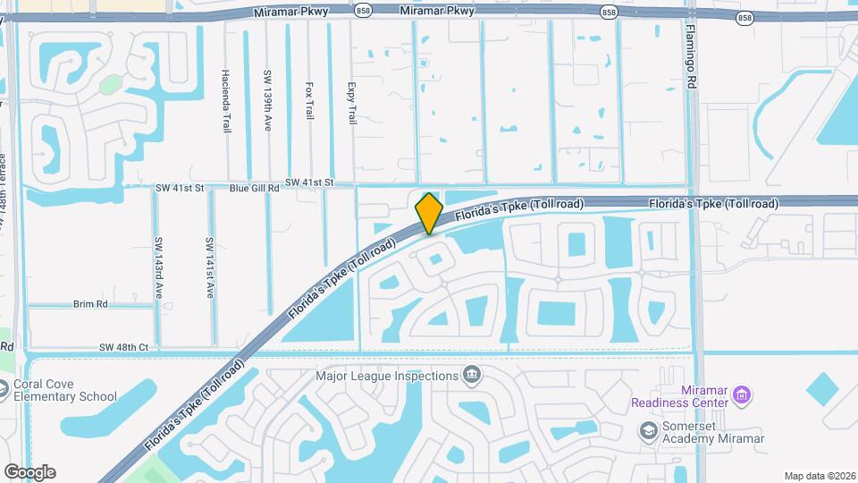 13147 SW 42nd St Map and Location Details