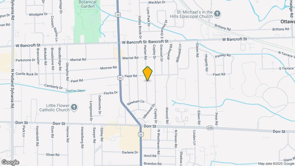 1834 Harlan Rd Map and Location Details