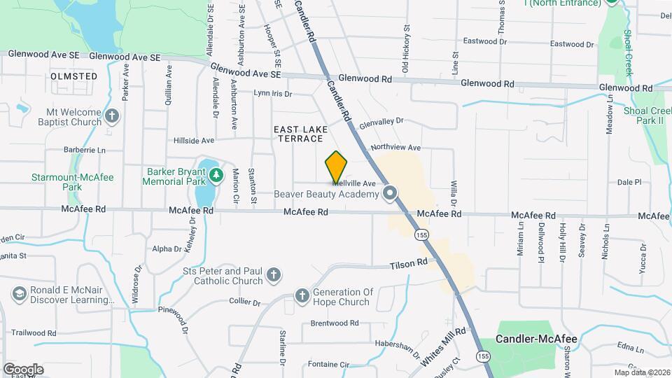 2505 Mellville Ave Mapa y Detalles de la Ubicación