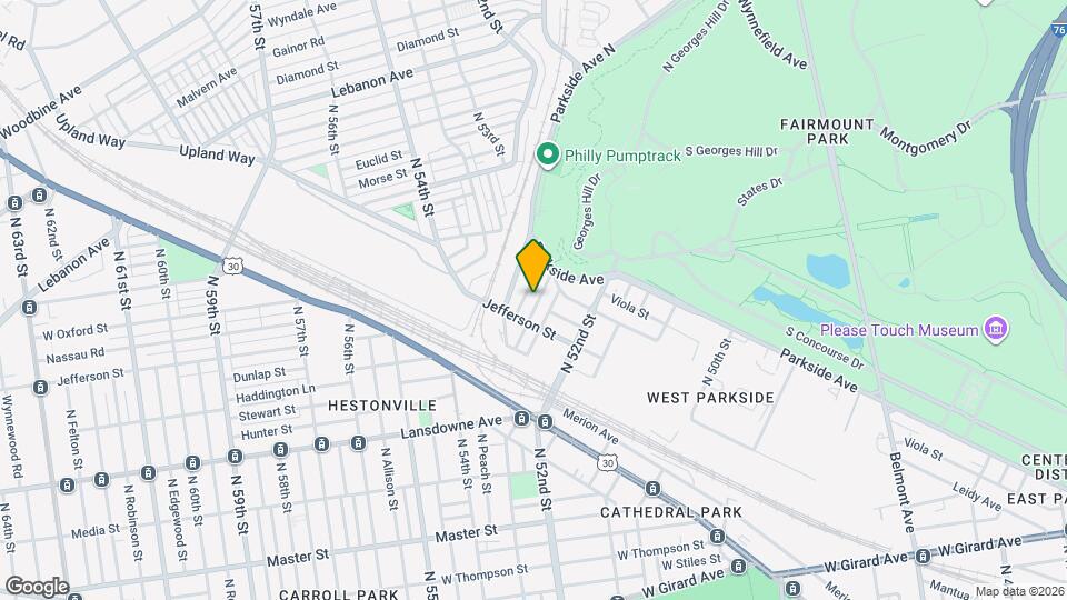 1726 N Lindenwood St Map and Location Details