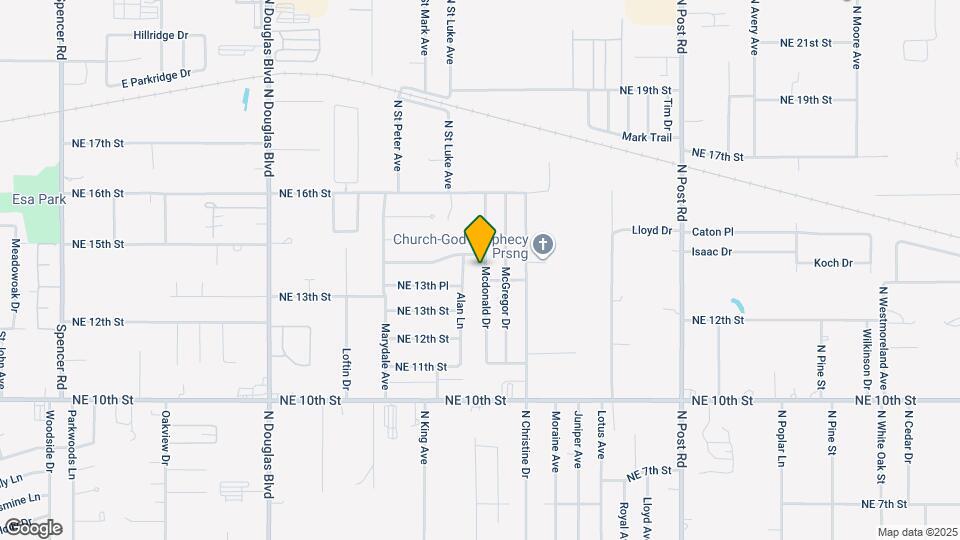 1409 Mcdonald Dr Map and Location Details