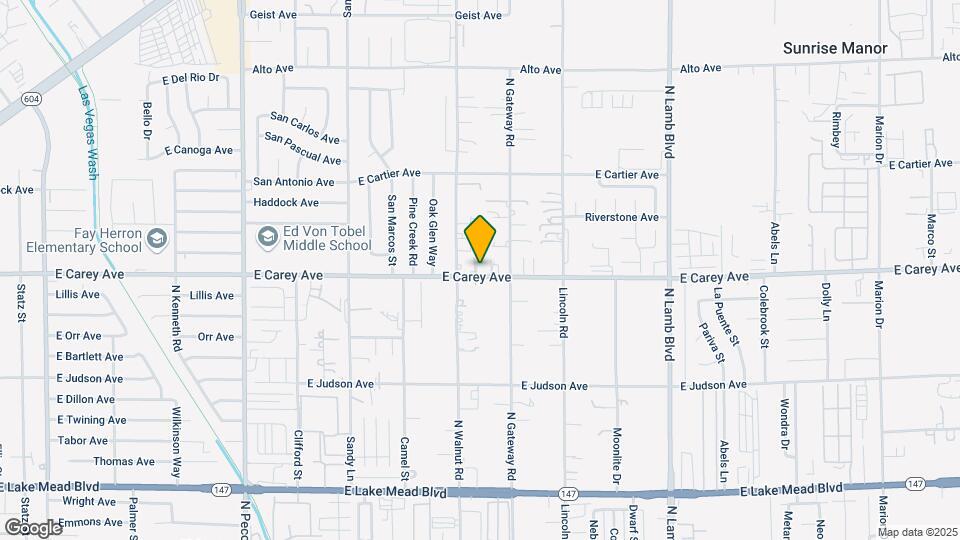 3942 E Carey Ave Map and Location Details