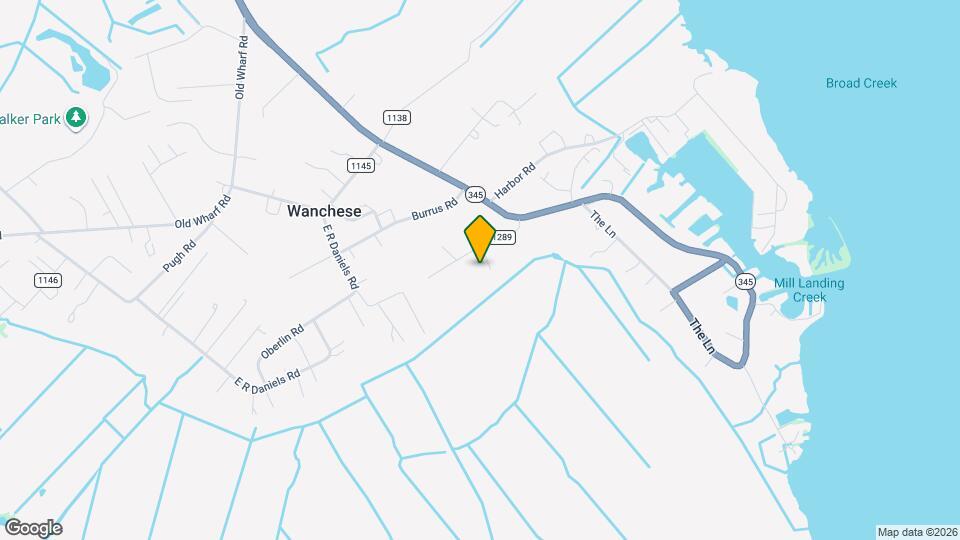 153 CB Daniels SR Rd Map and Location Details