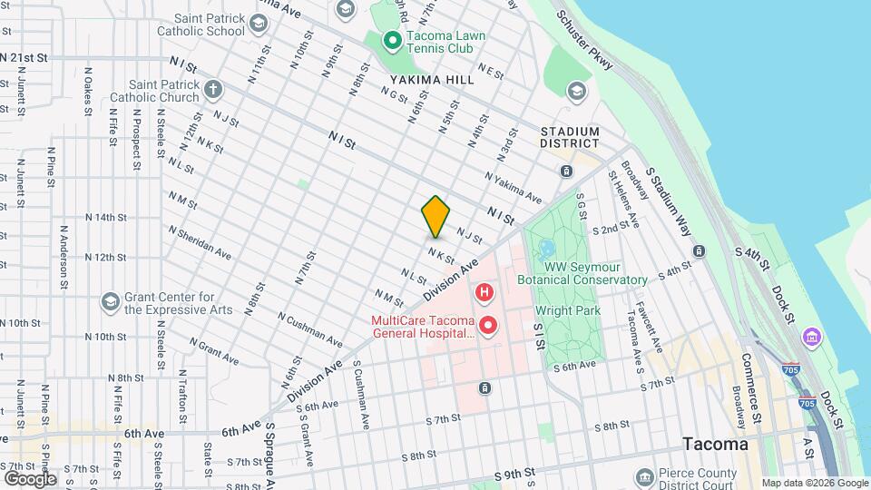 319 N K St Map and Location Details