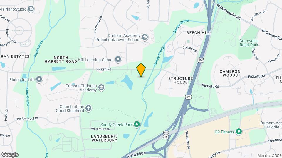 University Hill Mapa y Detalles de la Ubicación