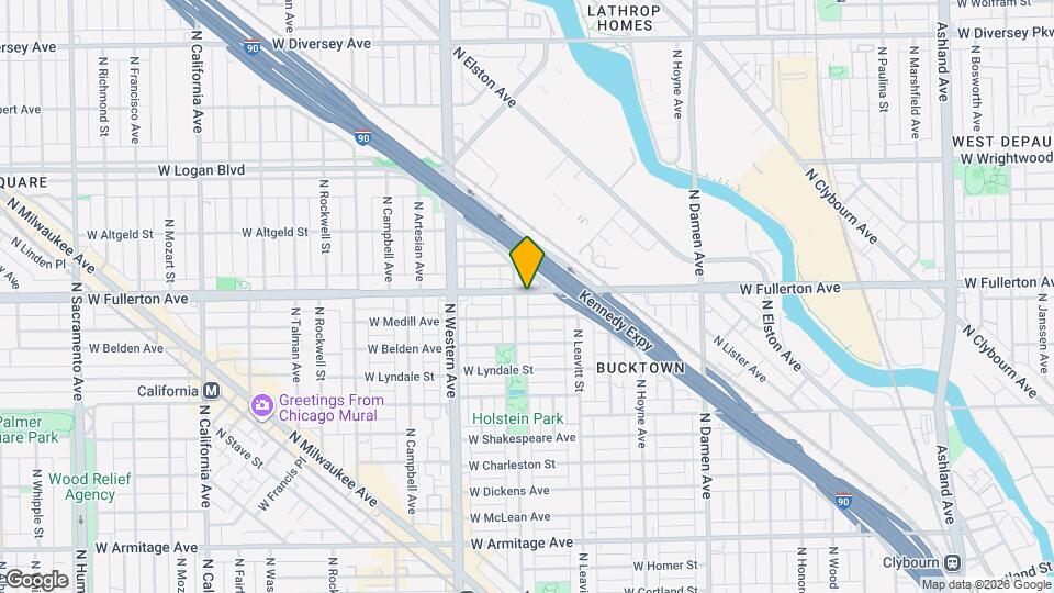 2251 W Fullerton Ave Map and Location Details