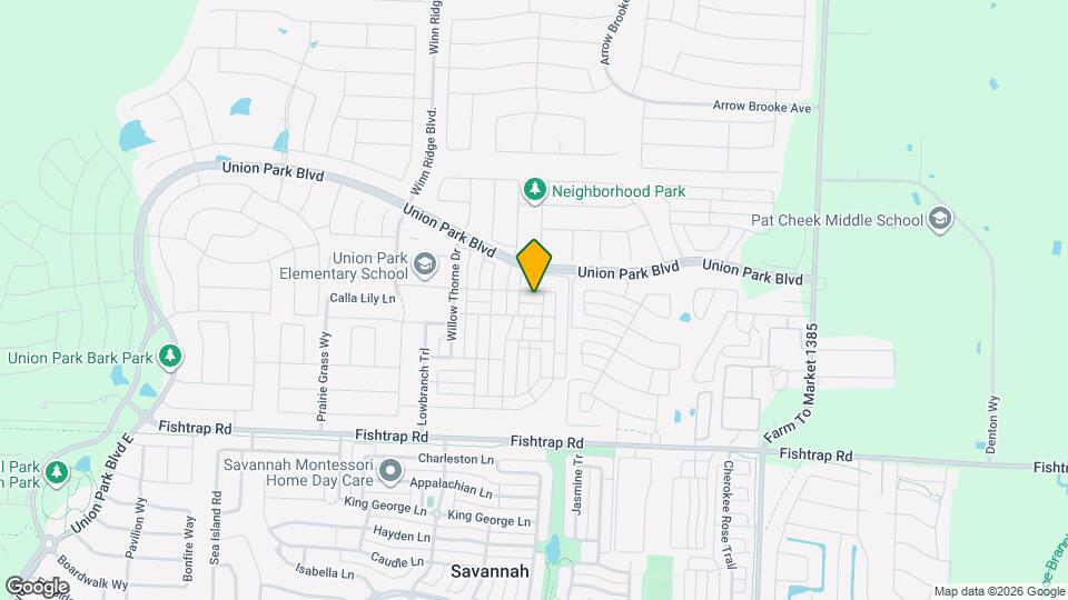 1412 Green Leaf Dr Map and Location Details