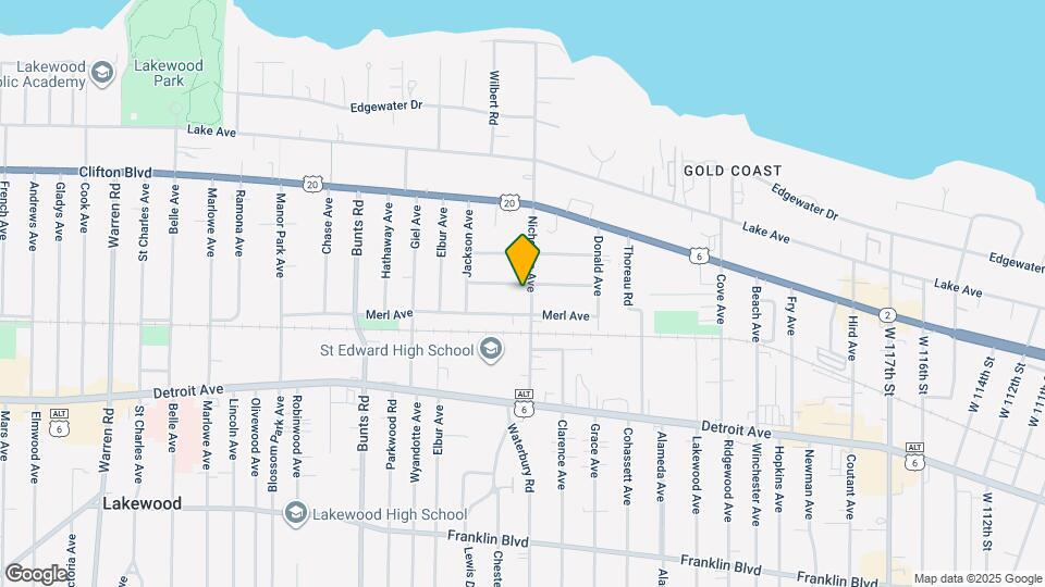 1282 Nicholson Ave Map and Location Details