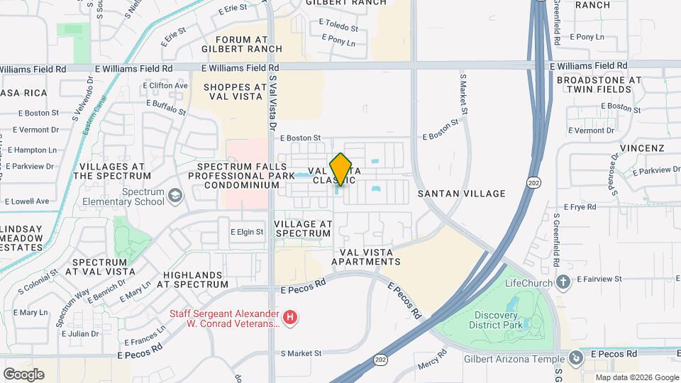 2750 S Voyager Dr Map and Location Details