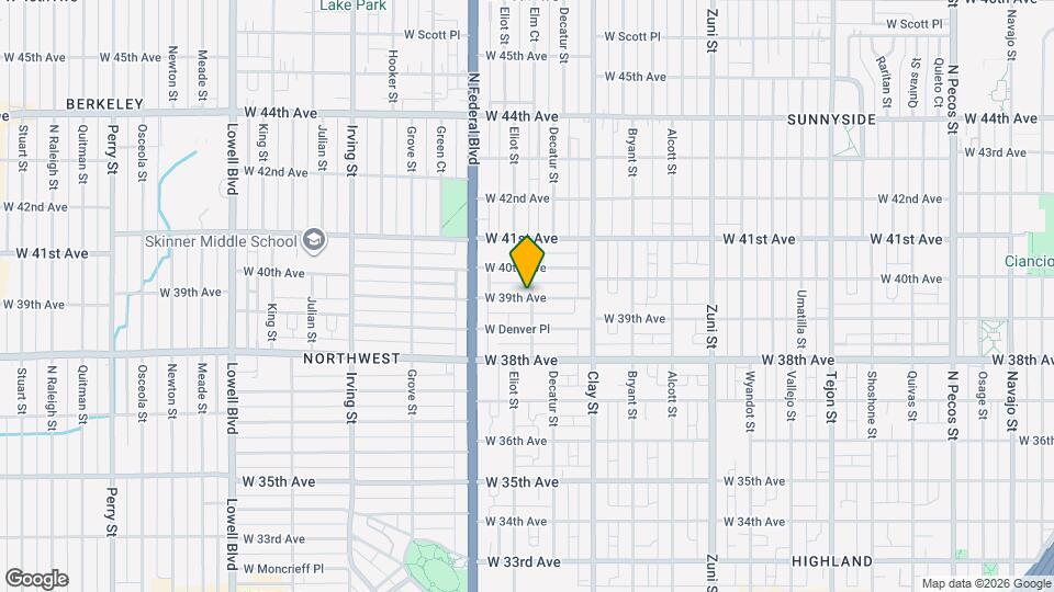 2905 W 39th Ave, Unit 0617 Map and Location Details