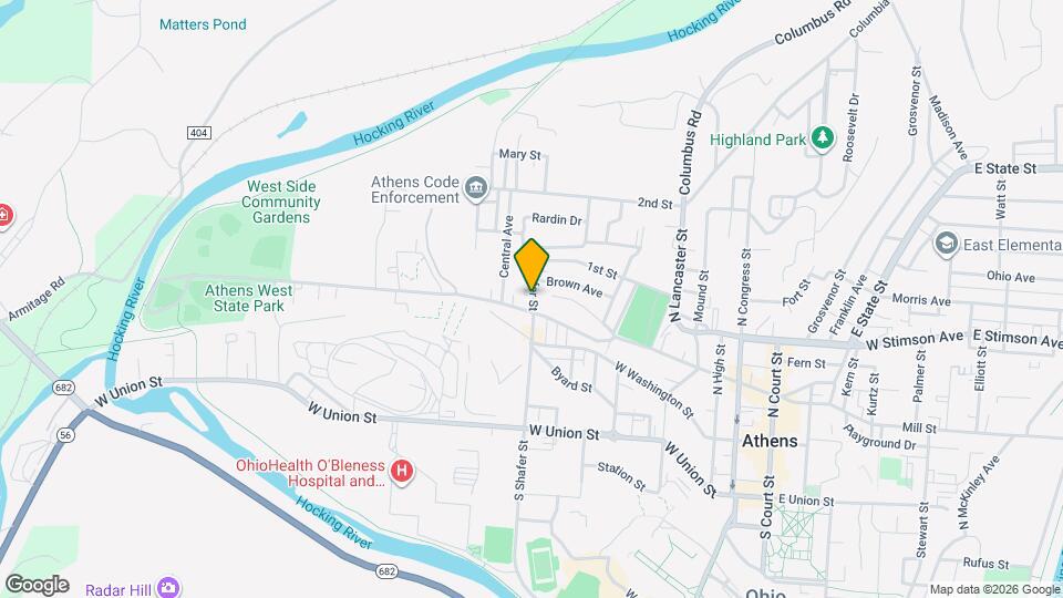 29 N Shafer St Map and Location Details