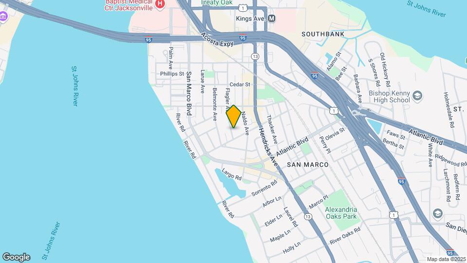 1731 Flagler Ave, Unit 4 Map and Location Details