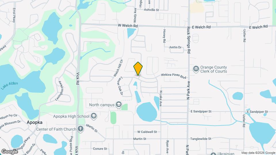 201 Lancer Oak Dr Mapa y Detalles de la Ubicación