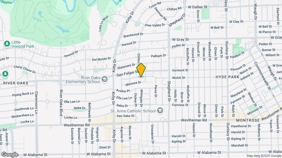 2237 Welch St Map and Location Details