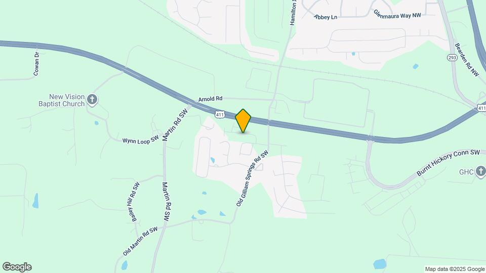 121 Chastain Dr Map and Location Details