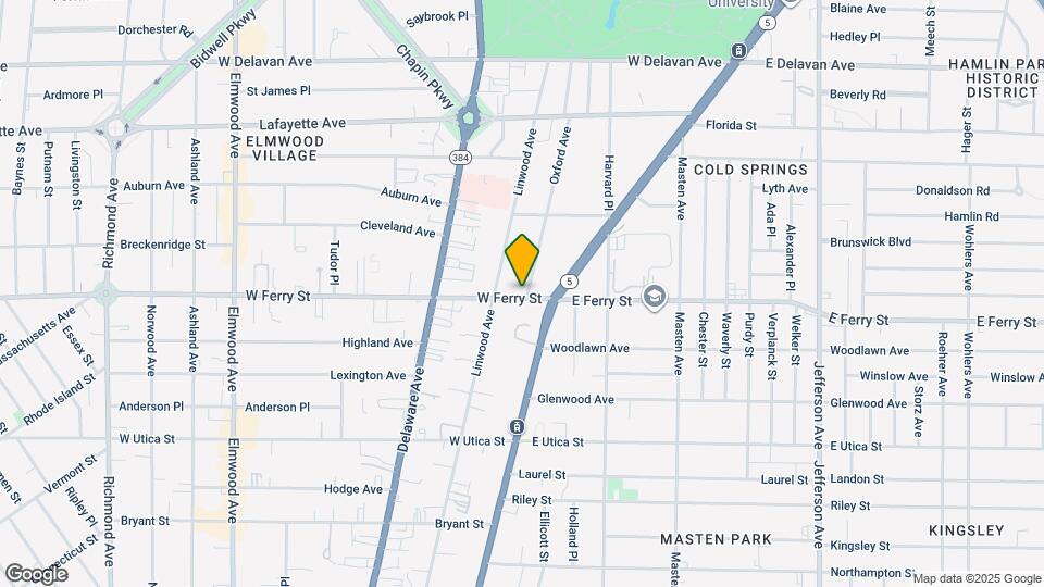 936 W Ferry St Map and Location Details