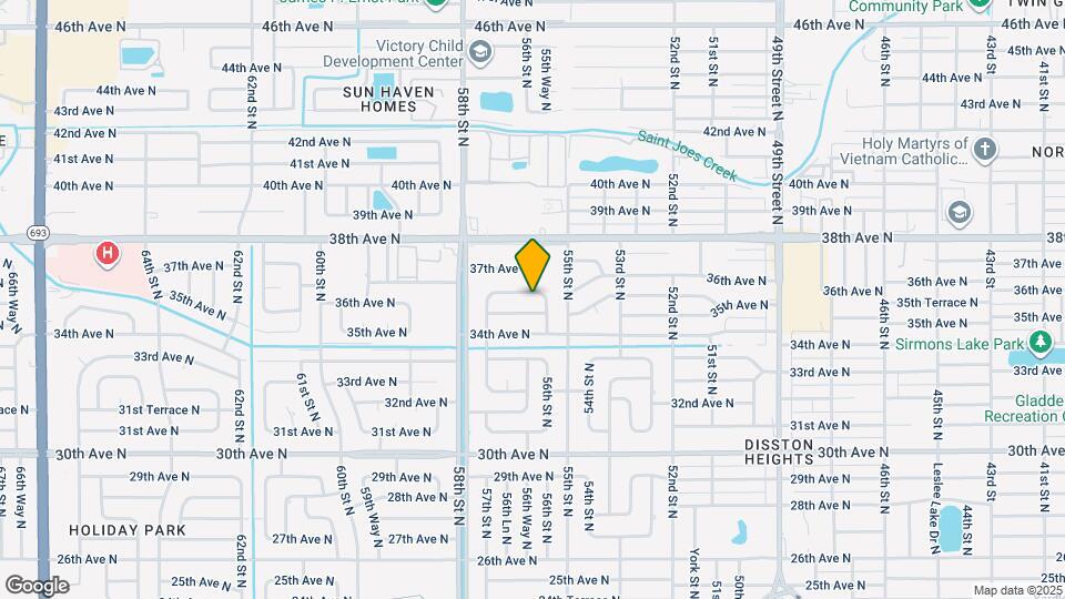 5614 36th Ave N Map and Location Details