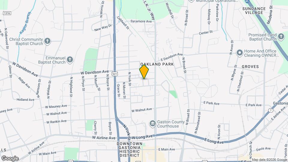 123 W Harrison Ave Map and Location Details