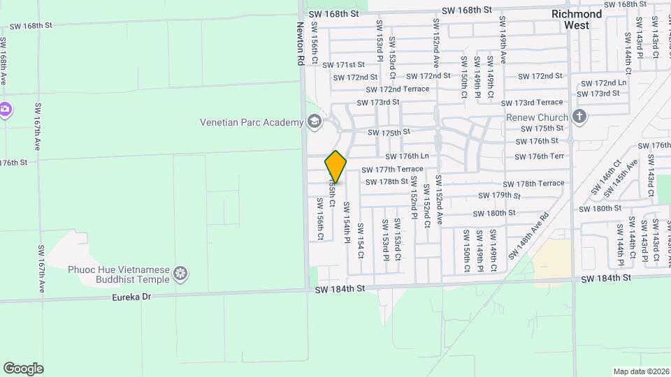 17833 SW 155th Ct Map and Location Details