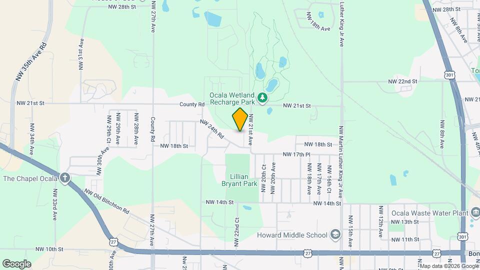 1836 NW 21st Ct Map and Location Details