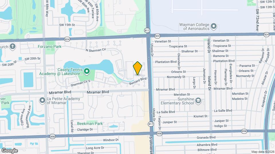 2268 SW 81st Ave Map and Location Details