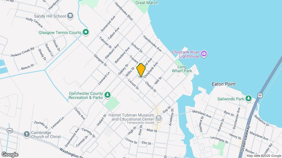 321 Choptank Ave, Unit B Map and Location Details