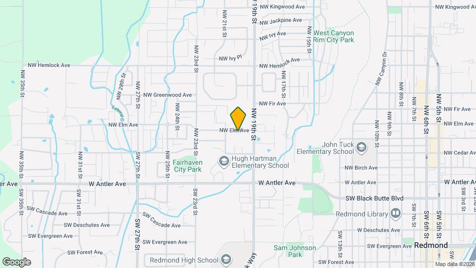 2010 NW Elm Ave Map and Location Details