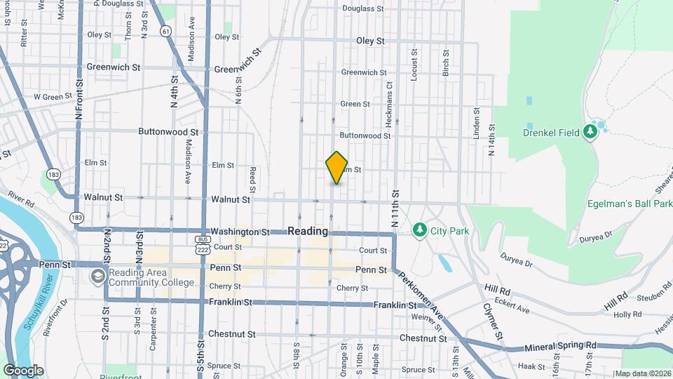 219 N 9th St Map and Location Details