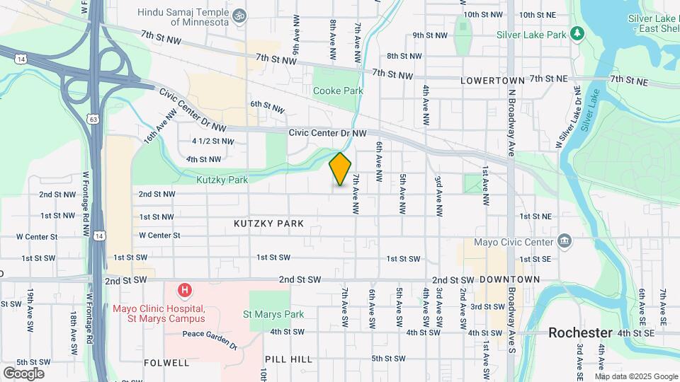 717 2nd St NW Map and Location Details
