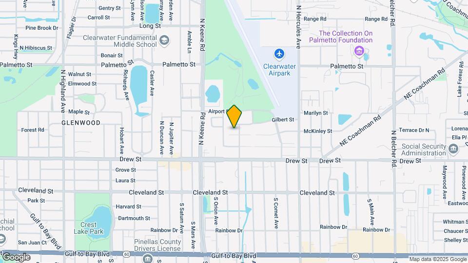 1872 McKinley St Map and Location Details