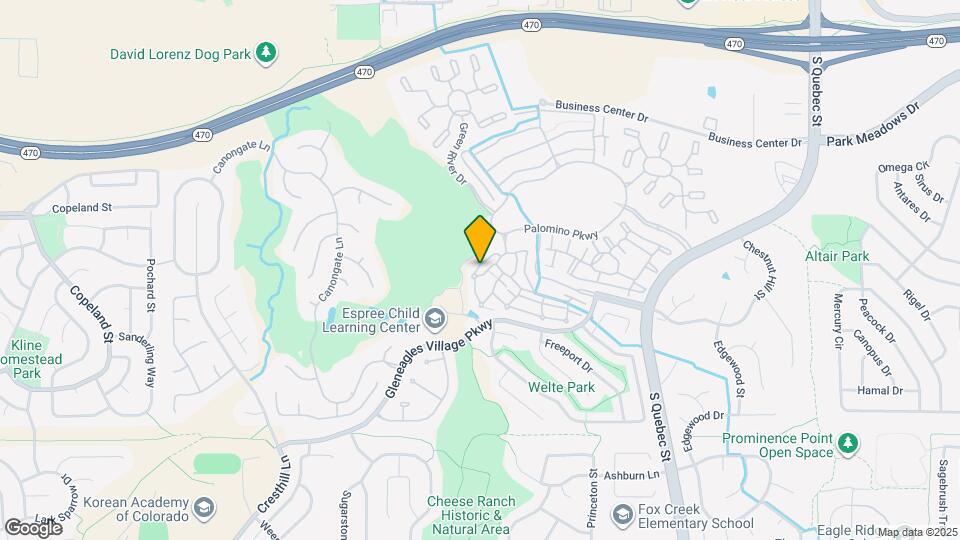 6412 Silver Mesa Dr Map and Location Details