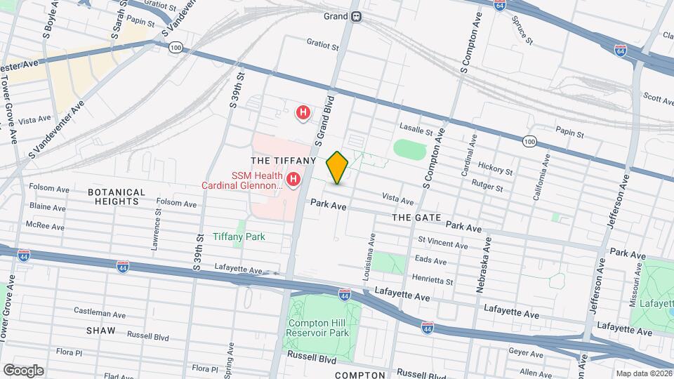 3526 Vista Ave, Unit A Map and Location Details