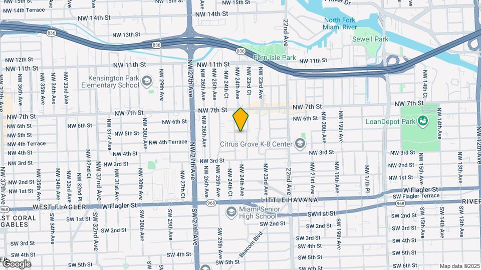 2380 NW 5th St Map and Location Details