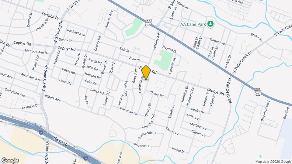 1315 Jefferis Ave Map and Location Details